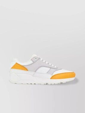 Saint Laurent Sneakers White Yellow Bump Low top shoes Size 41.5